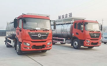 天潤新東牌半掛鮮奶運輸車產品特點
